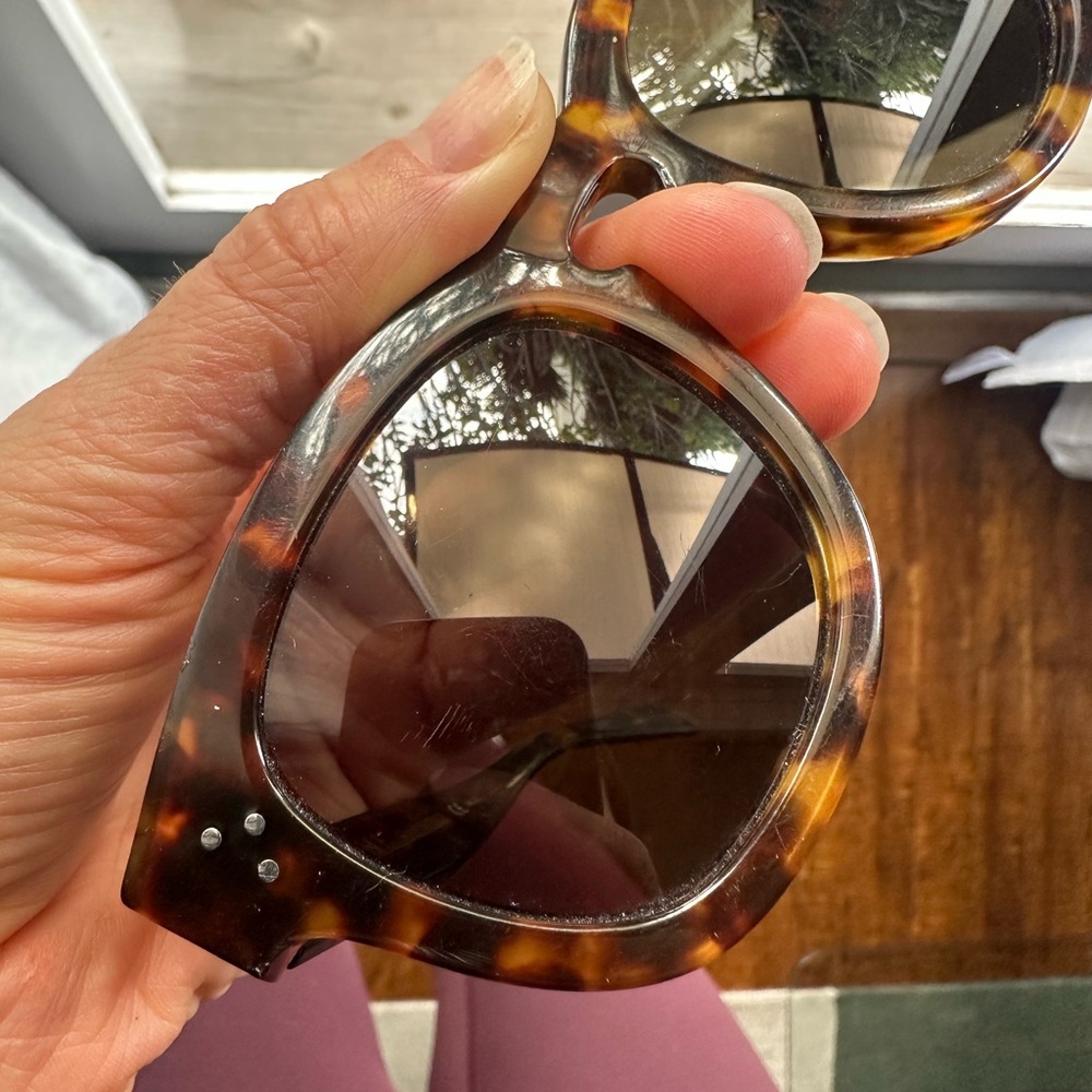 Celine Brown Tortoise Sunglasses - Picture 8 of 9